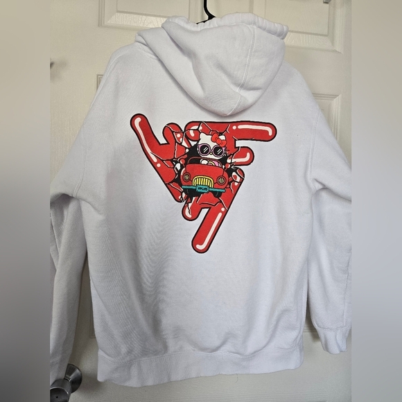 🚗 Hypland x Hello Kitty Hoodie | Car Break White | Size [L] - Picture 5 of 8